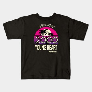 2000 Birthday Gift New Soul Young Heart Kids T-Shirt